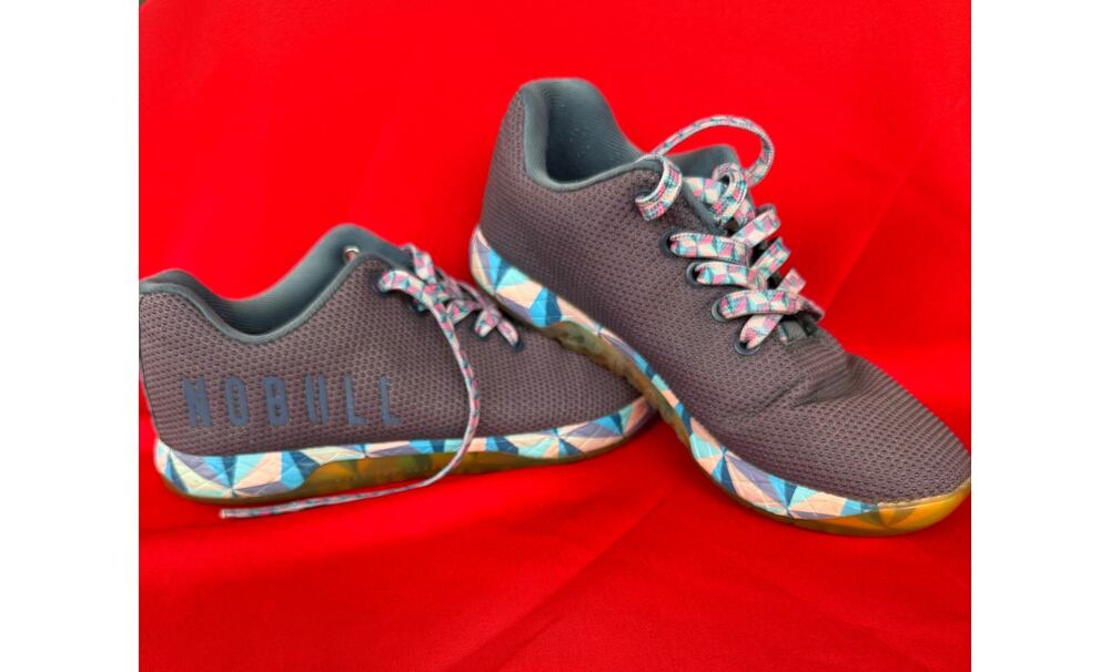 NOBULL Outwork Weightlifting CrossFit Purplish-Gray Training Shoes Women 7.5